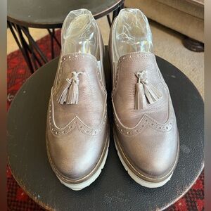 JAFA Shoes leather tassel loafers, size 40 (US 9), made in Portugal